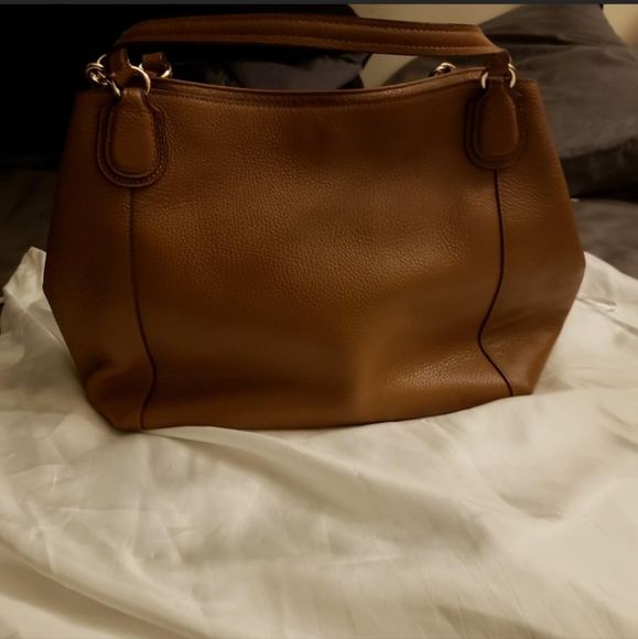 Authentic Coach Brown handbag - Picture 2 of 4